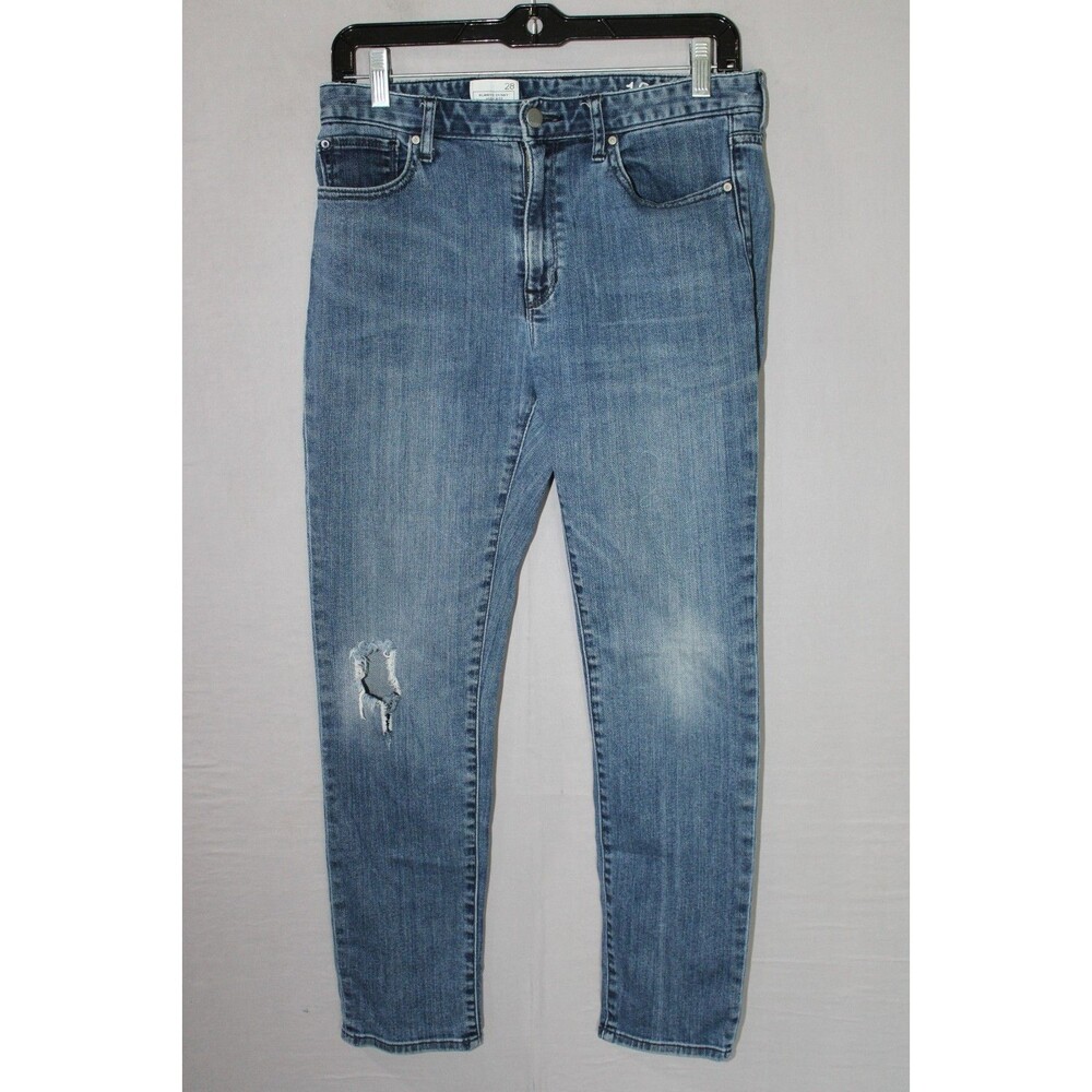 Gap 1969 Always Skinny High Rise Blue Denim Jeans Women Size 28 Medium Wash